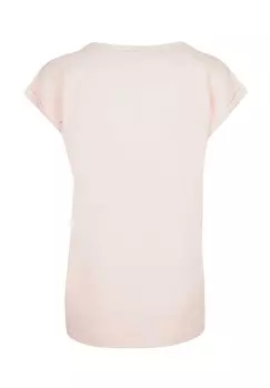 Футболка с принтом BLUE BEETLE LOGO ABSOLUTE CULT, розовый