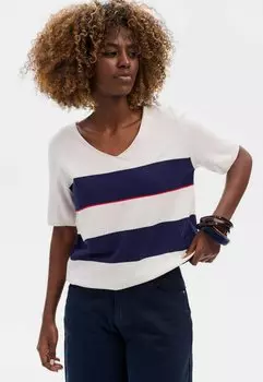 Футболка с принтом blue shadow, синий