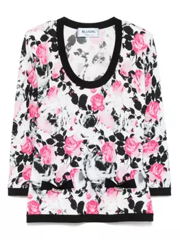 Футболка с принтом Blugirl, белый