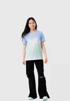 Футболка с принтом BLUR SCRIPT Hype, цвет green