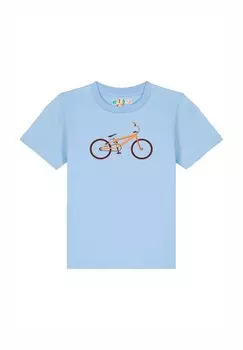 Футболка с принтом BMX Watapparel, цвет blue soul