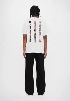 Футболка с принтом BOBBY WOOD WOOD, белый