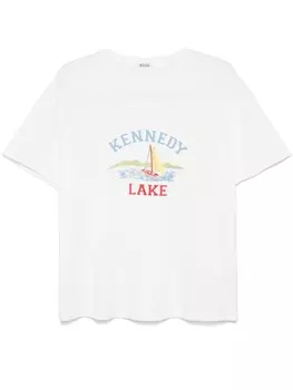 Футболка с принтом BODE Kennedy Lake, белый