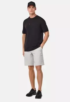 Футболка с принтом BOGGI MILANO S.CAF HIGH-PERFORMANCE PIQU T-SHIRT S.CAF HIGH-PERFORMANCE PIQU T-SHIRT Boggi Milano, черный