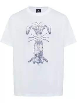 Футболка с принтом «Богомол» PS Paul Smith, белый