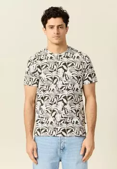 Футболка с принтом BONOBO Jeans, хаки