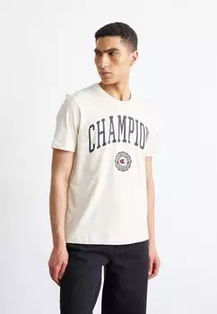 Футболка с принтом BOOKSTORE CREWNECK Champion Rochester, цвет sand