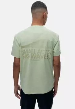 Футболка с принтом Born Living Yoga, зеленый