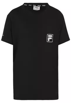 Футболка с принтом BORNA TIGHT TEE Fila, черный