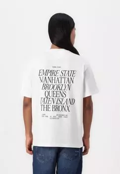 Футболка с принтом BOROUGHS TEE Tommy Jeans, кремовый