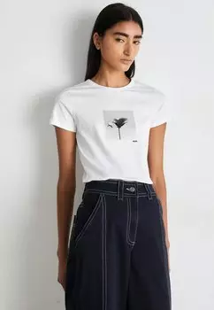 Футболка с принтом BOSS EVENTSA, белый