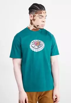 Футболка с принтом Bottle Cap Carhartt WIP, цвет chervil