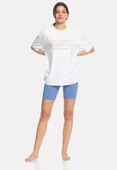 Футболка с принтом Bound Funktions Roxy, белая