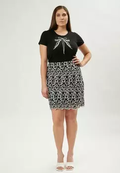 Футболка с принтом BOW Maison Form'elle, черный