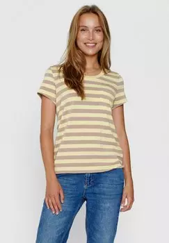 Футболка с принтом Bowie Nmph, бежевый