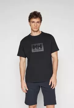 Футболка с принтом BOX Helly Hansen, черный