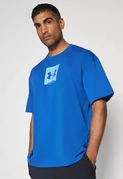 Футболка с принтом BOX Under Armour, синий