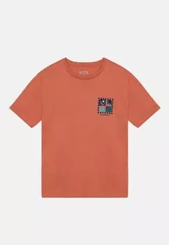 Футболка с принтом BOXED IN TEES Billabong, цвет light red