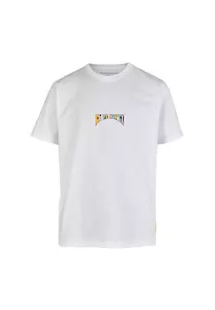 Футболка с принтом BOXY BOSS GULL Cleptomanicx, цвет white