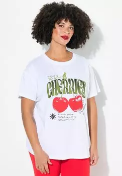 Футболка с принтом BOXY FIT KIRSCHEN-MOTIV Angel of Style, белый