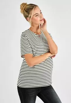 Футболка с принтом BOYFRIEND JoJo Maman Bb, черный