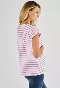 Футболка с принтом BOYFRIEND MATERNITY REGULAR FIT JoJo Maman Bb, розовый