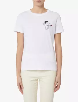 Футболка с принтом Branca Marella, белый