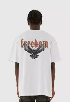 Футболка с принтом Brave Soar Heavy Oversized MJ Gonzales, белый