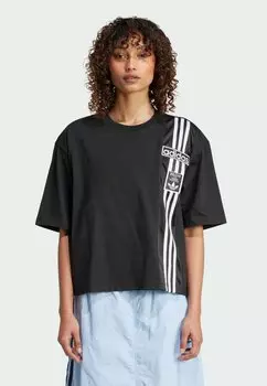 Футболка с принтом BREAK adidas Originals, черный
