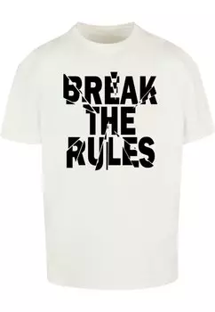Футболка с принтом BREAK THE RULES 2 HEAVY OVERSIZE Merchcode, цвет ready for dye