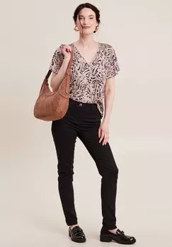 Футболка с принтом Breal, бежевый