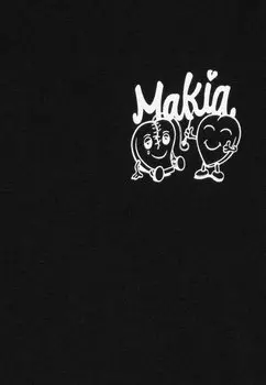 Футболка с принтом BROKENHEARTED UNISEX Makia, черный