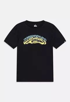 Футболка с принтом BUBBLE ARCH YOUTH Quiksilver, цвет dark blue/white
