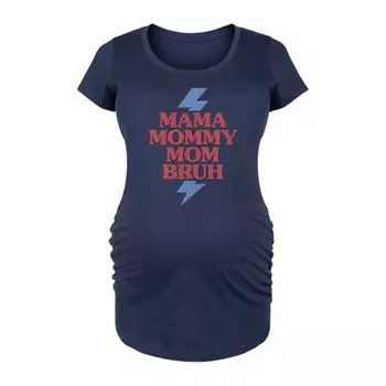 Футболка с принтом «Будущая мама» Unbranded, синий