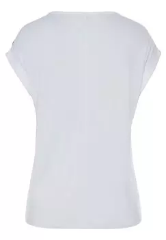 Футболка с принтом Buffalo, бежевый