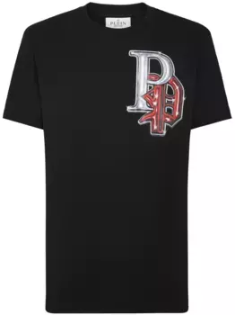 Футболка с принтом Bulldogs Philipp Plein, черный
