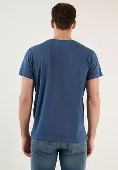 Футболка с принтом Buratti, синий