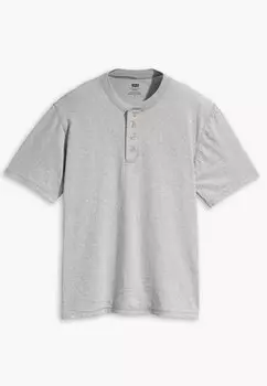 Футболка с принтом Button Henley Levi's, пестрый серый
