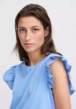 Футболка с принтом BYRIKA b.young, синий