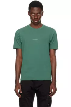 Футболка с принтом C.P. Company, зеленый