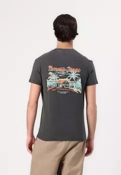 Футболка с принтом CABANA TEE UNISEX Tommy Jeans, черный