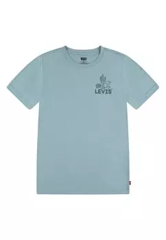 Футболка с принтом CACTI CLUB TEE Levi's, цвет blue surf