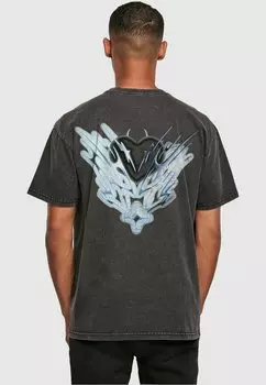 Футболка с принтом CAGEDCHROME Upscale by Mister Tee, цвет black