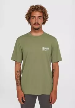 Футболка с принтом CALI LOGO O'Neill, зеленый