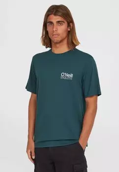 Футболка с принтом CALI LOGO O'Neill, цвет Alma Steel