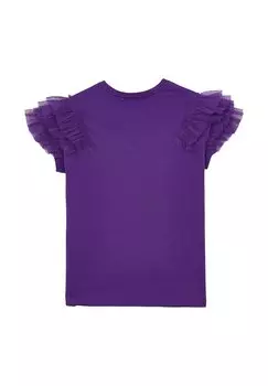 Футболка с принтом Calliope, фиолетовая