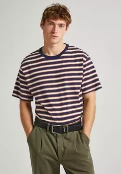 Футболка с принтом CALLIXTO Pepe Jeans, цвет dulwich blue