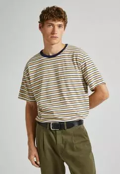 Футболка с принтом CALLIXTO Pepe Jeans, цвет off white