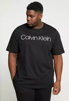Футболка с принтом Calvin Klein, черный