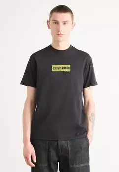 Футболка с принтом Calvin Klein Jeans, черный